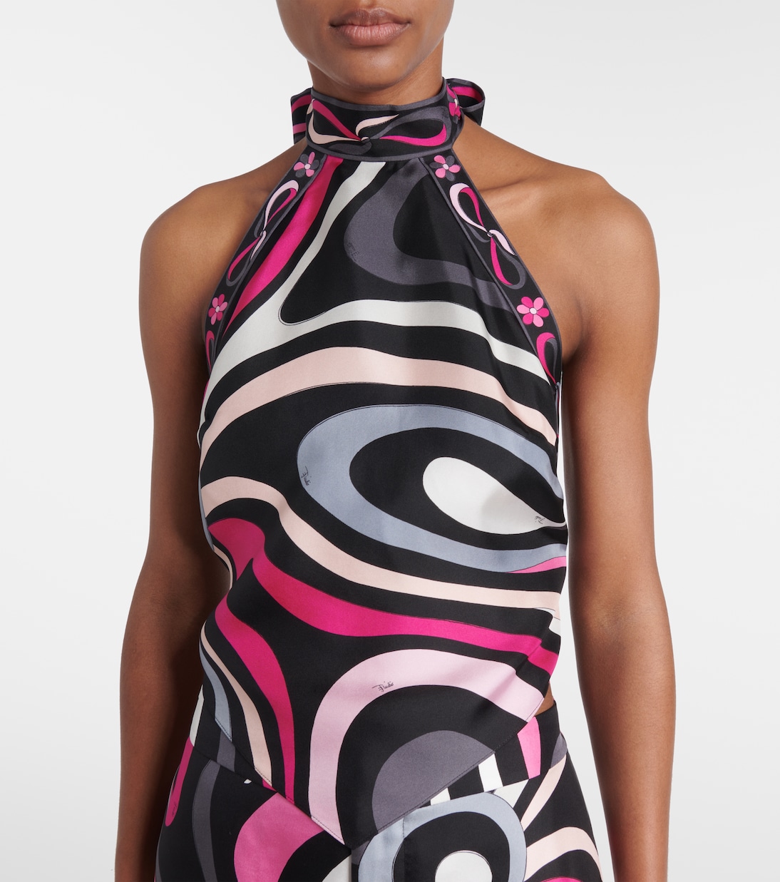 Top Marmo in twill di seta | Pucci