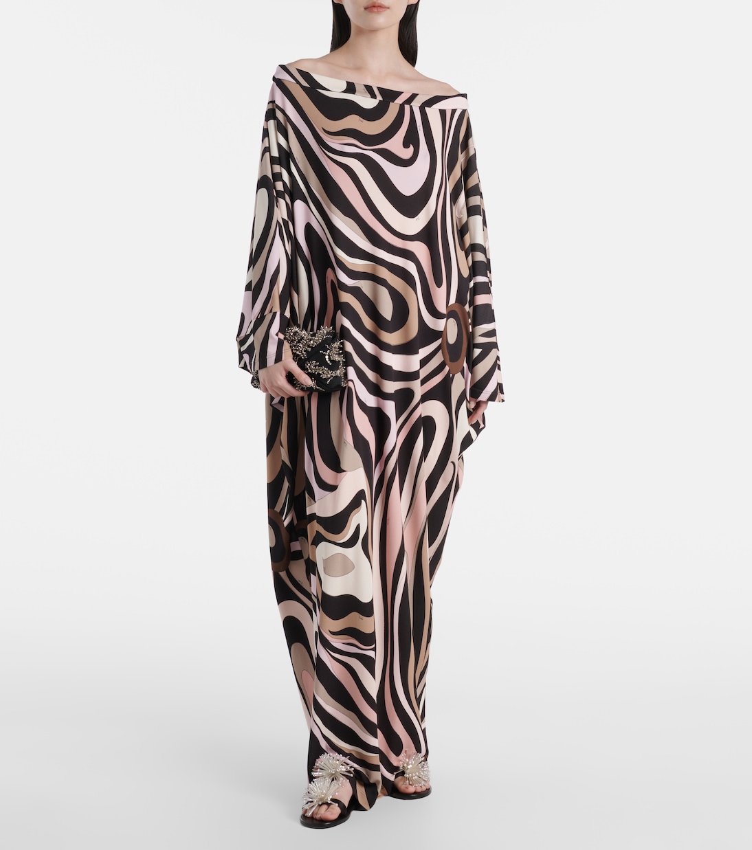 Vestido de playa Marmo sin tirantes | Pucci