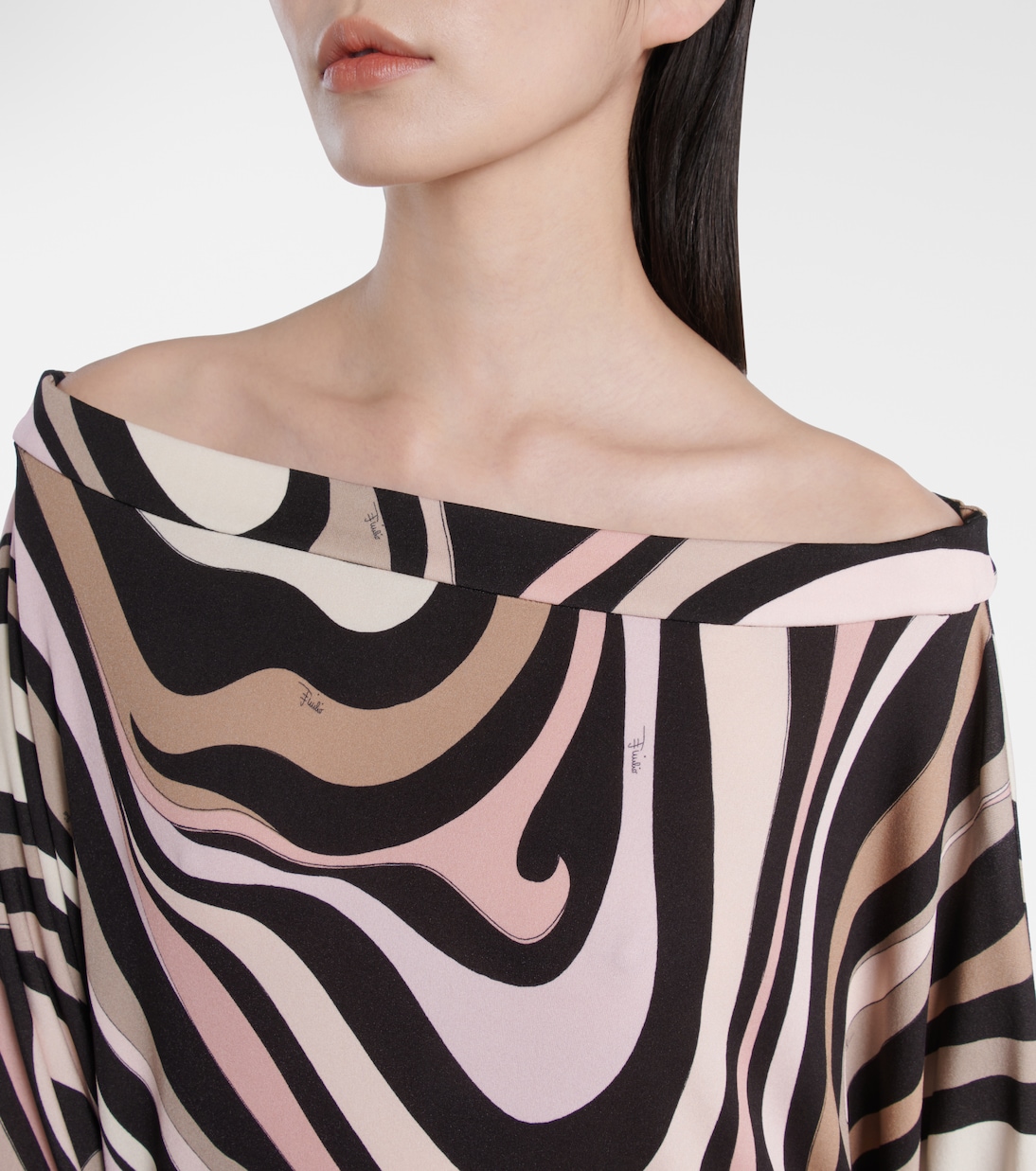 Vestido de playa Marmo sin tirantes | Pucci