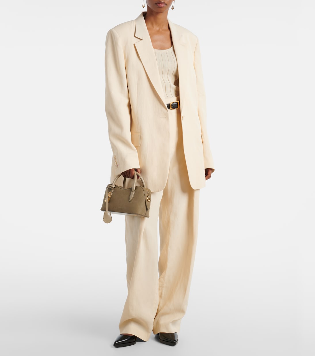 Pantaloni a gamba larga a vita alta | Stella McCartney