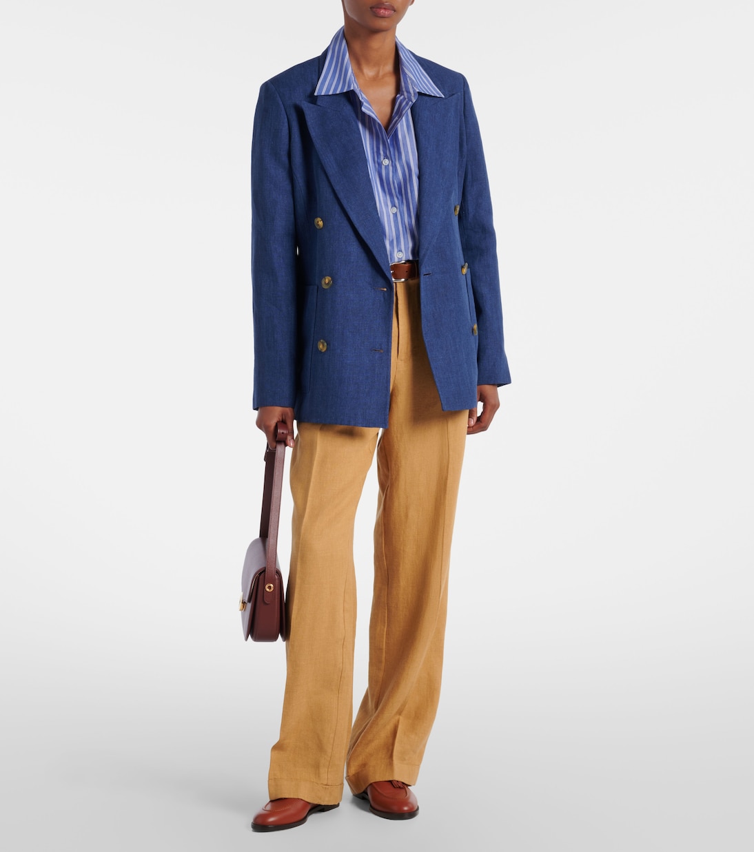 Linen wide-leg pants | Polo Ralph Lauren