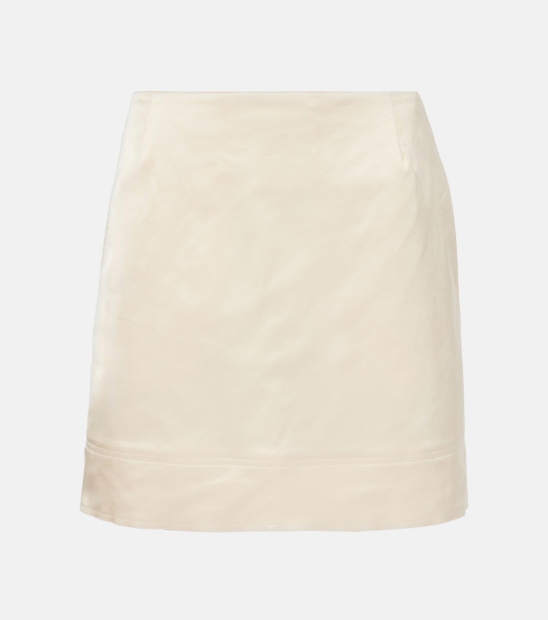 Minifalda de crepé de mezcla de algodón | Toteme