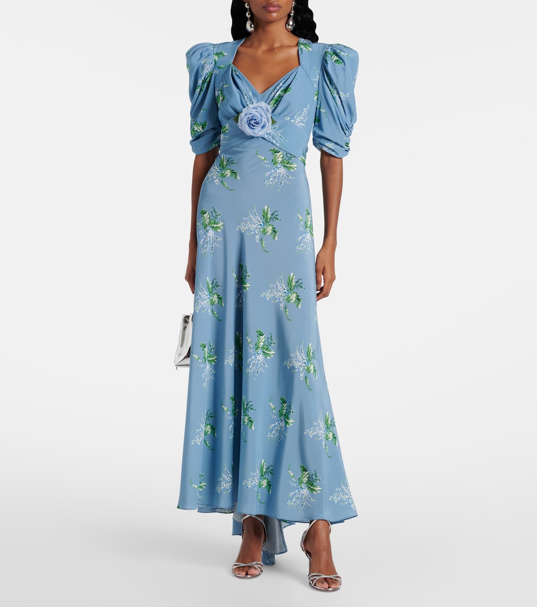 Robe midi en soie | Rodarte