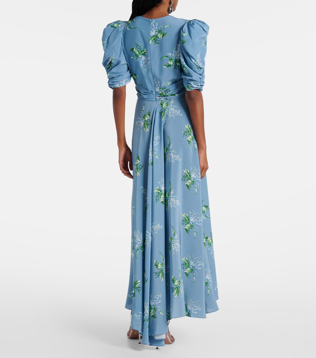 Robe midi en soie | Rodarte