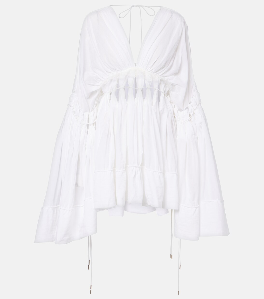 Sirocco sheer cotton-blend minidress | Christopher Esber