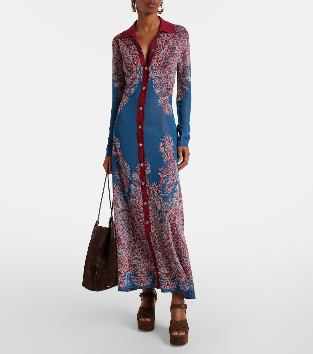 Hemdblusenkleid aus Jersey | Etro