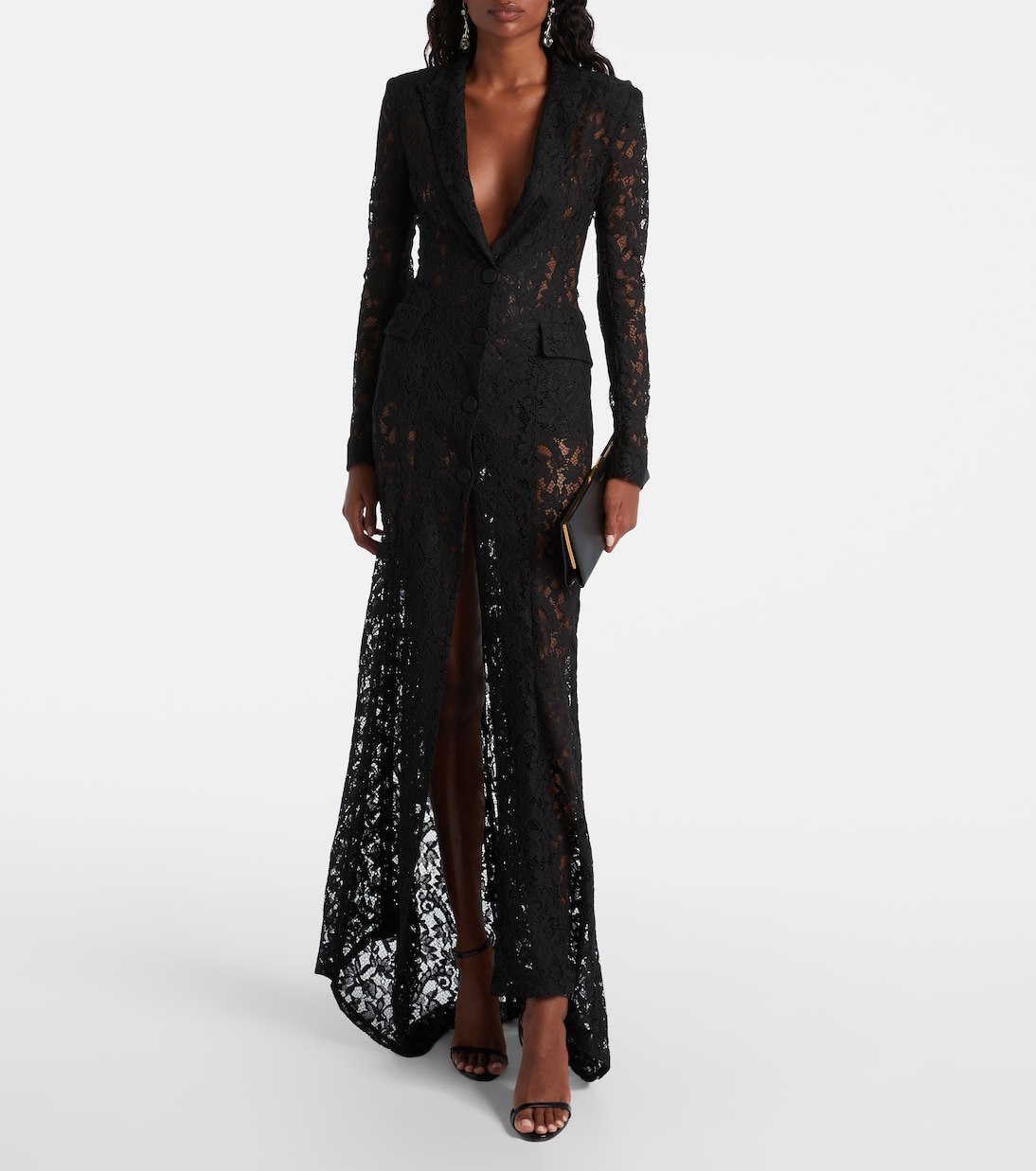 Robe longue en dentelle | Blumarine