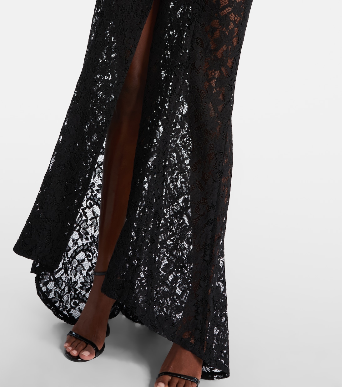 Robe longue en dentelle | Blumarine