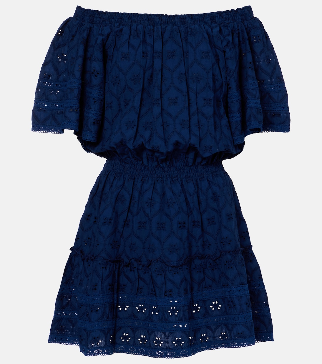 Micha broderie anglaise cotton minidress | Melissa Odabash