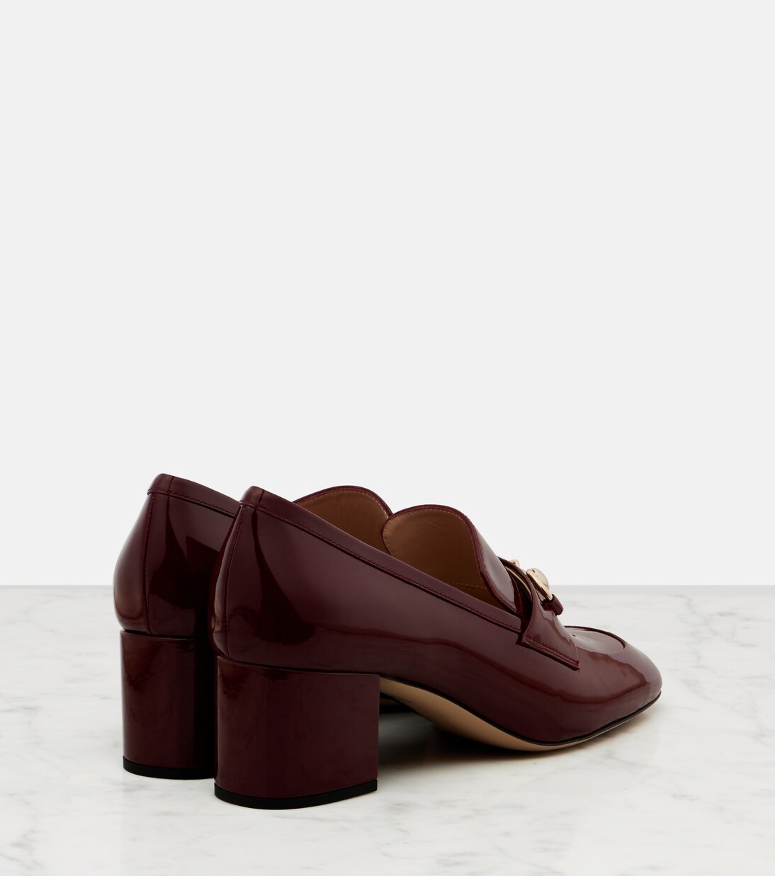 Loafer-Pumps Lady Horsebit aus Leder | Gucci