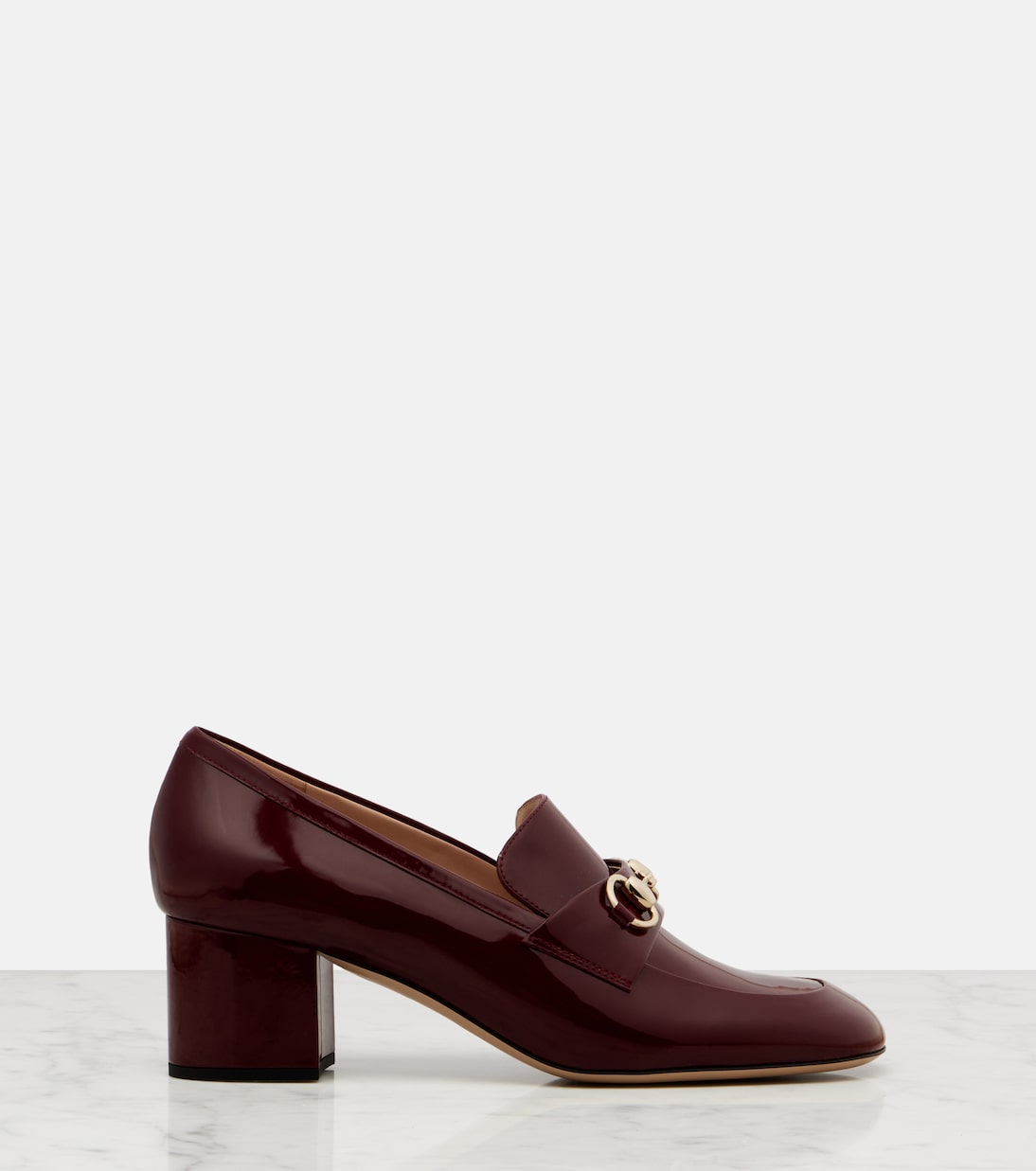 Loafer-Pumps Lady Horsebit aus Leder | Gucci