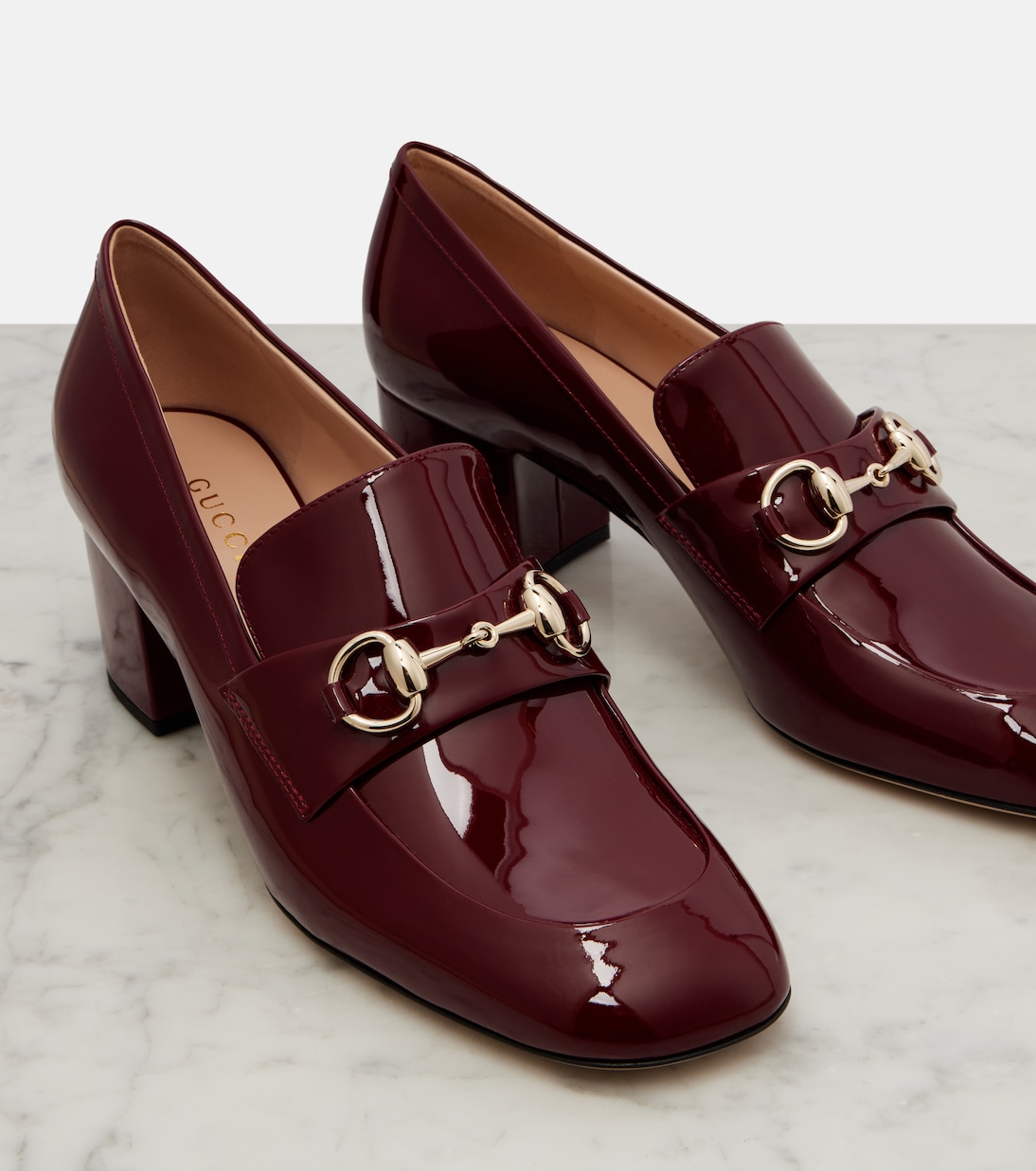 Loafer-Pumps Lady Horsebit aus Leder | Gucci