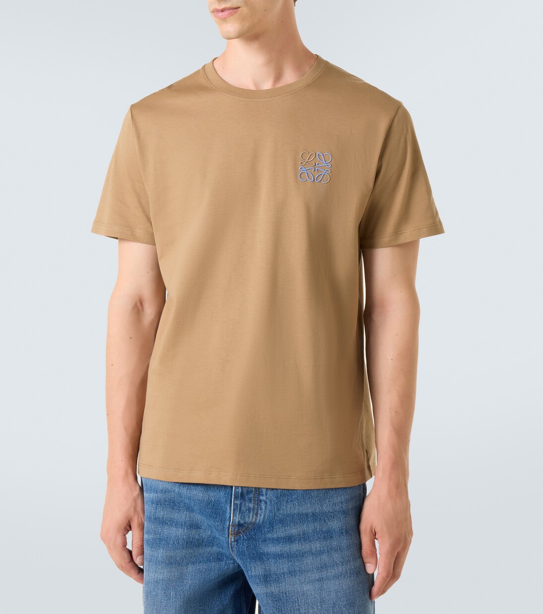Camiseta de jersey de algodón con anagrama | Loewe