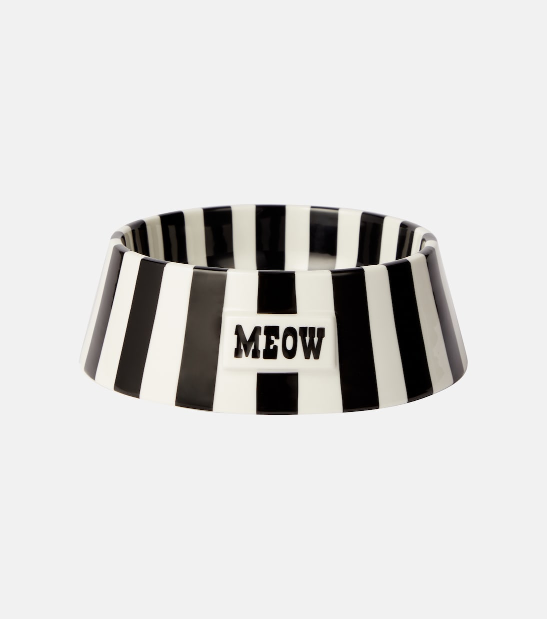 Vice Meow striped cat bowl | Jonathan Adler