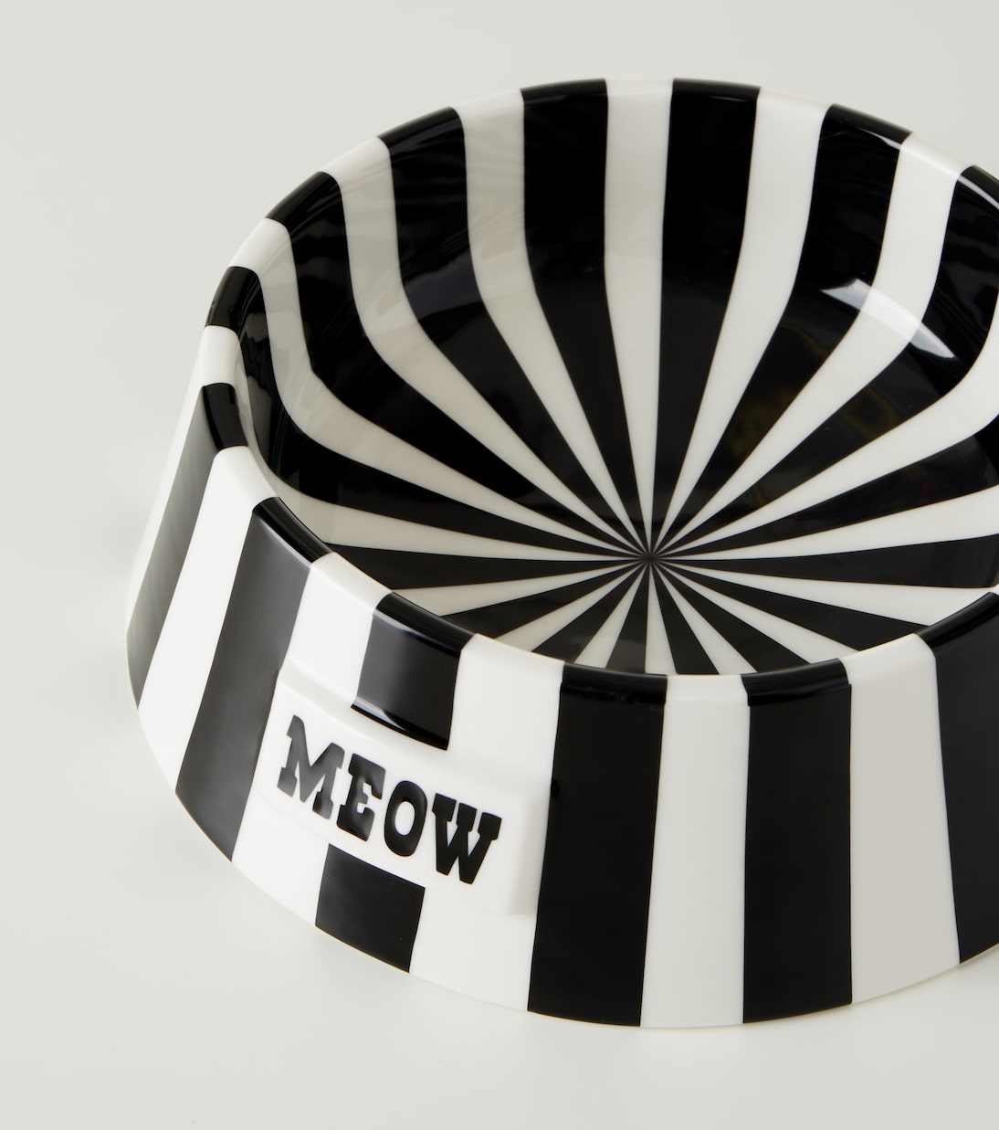 Vice Meow striped cat bowl | Jonathan Adler