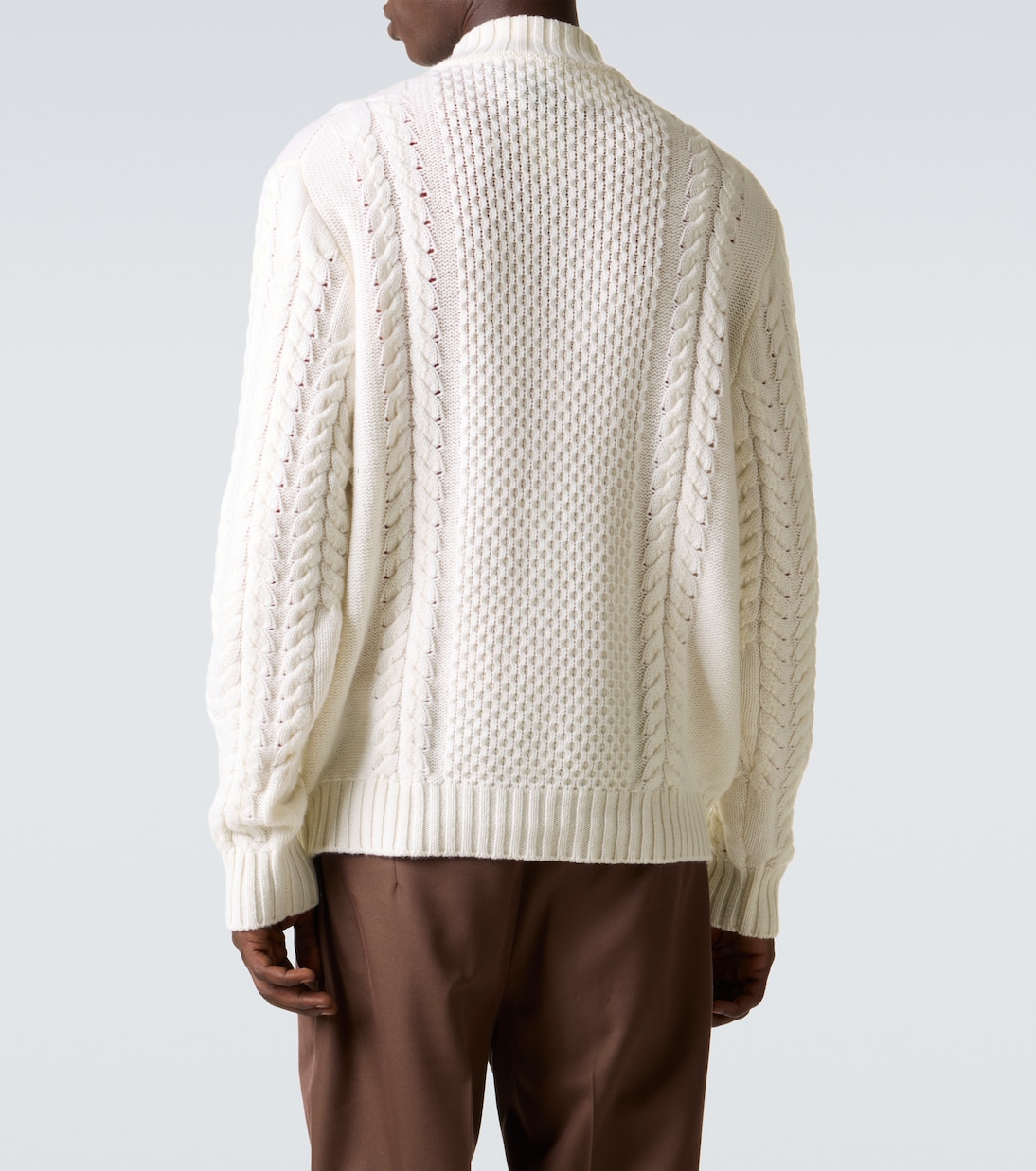Cárdigan trenzado de cachemir | Kiton