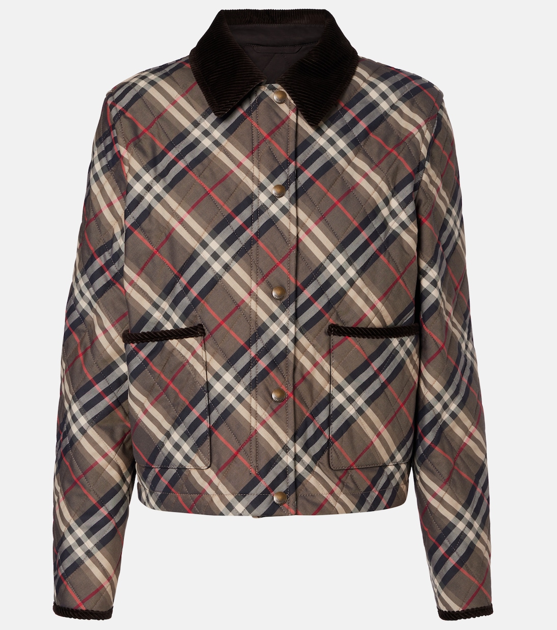 Burberry Check quilted cotton jacket | Burberry