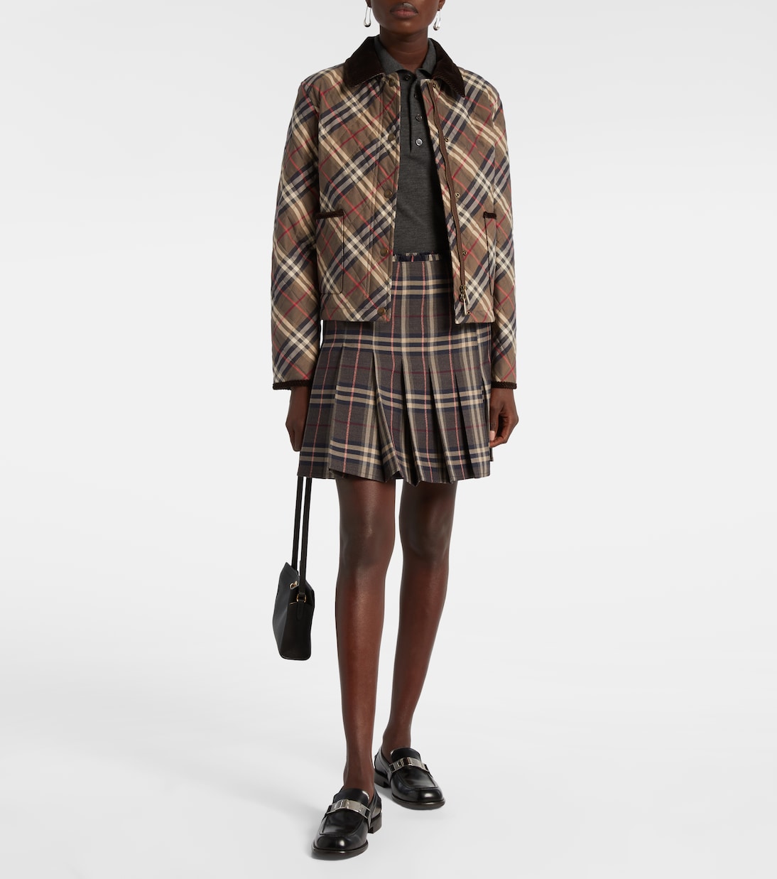 Burberry Check quilted cotton jacket | Burberry
