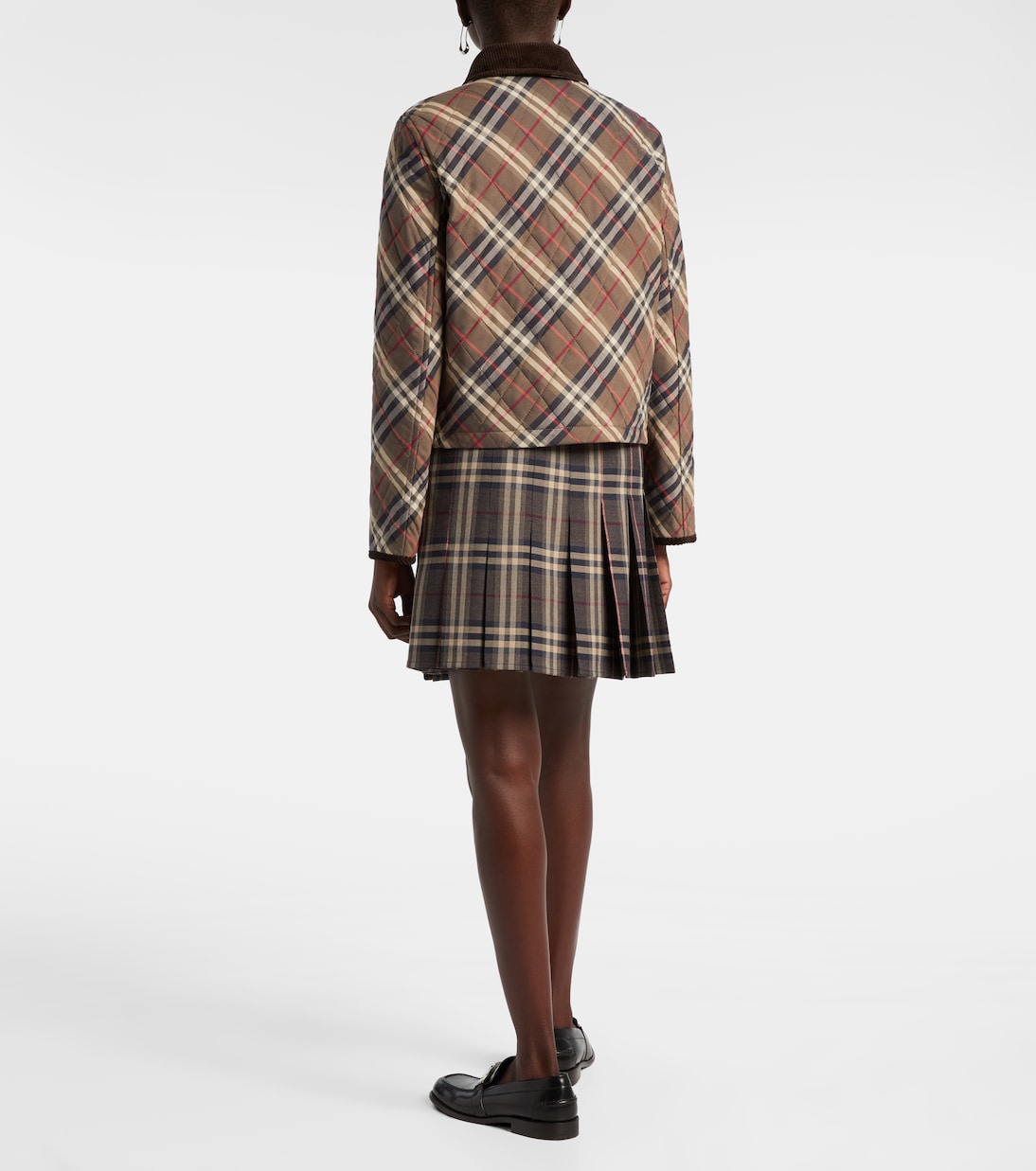 Burberry Check quilted cotton jacket | Burberry