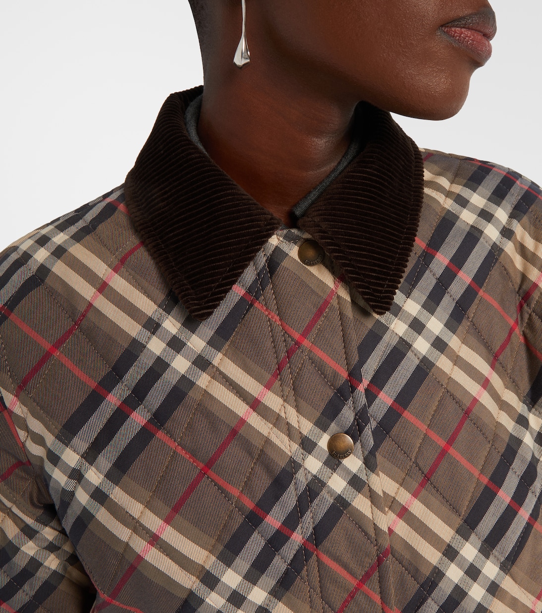 Burberry Check quilted cotton jacket | Burberry
