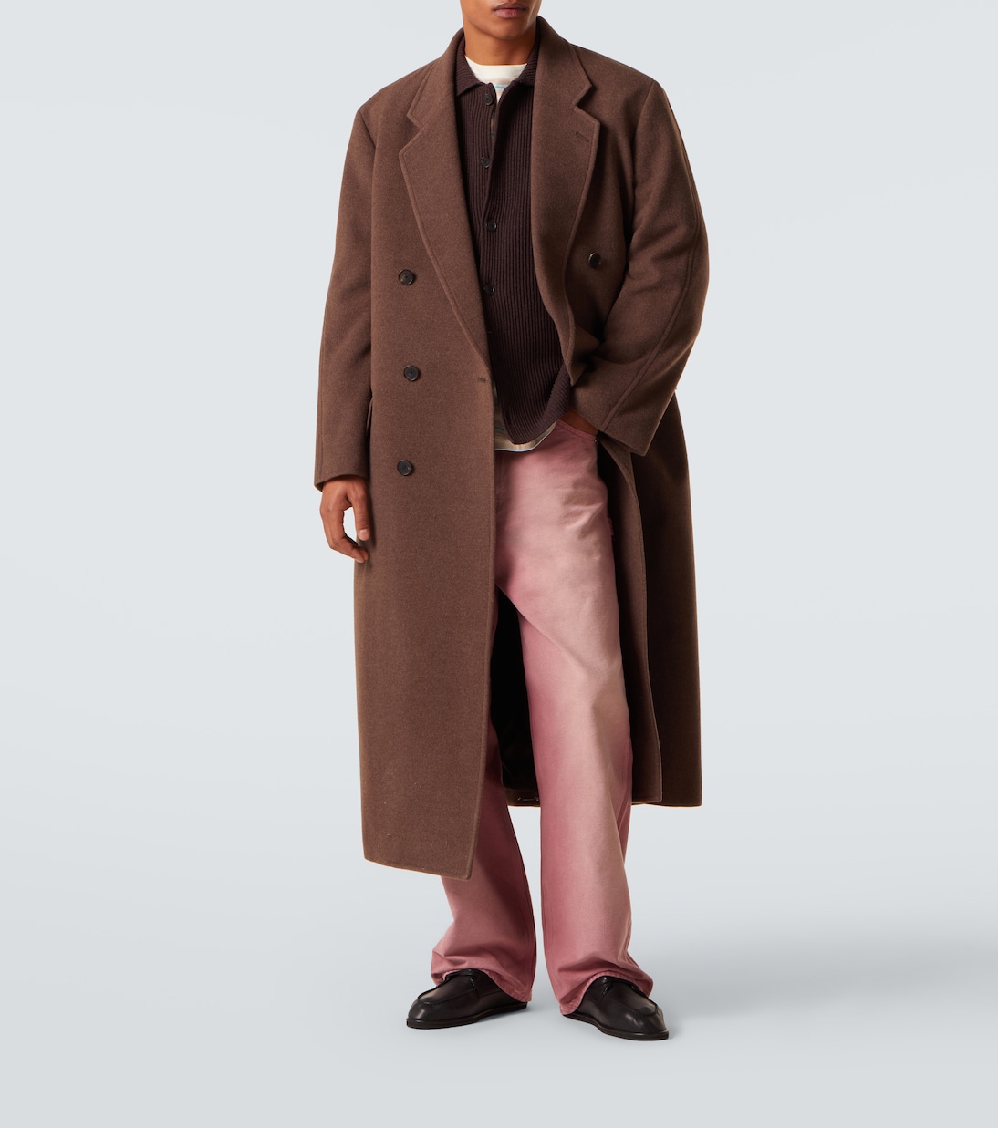 Cárdigan acanalado de lana | Auralee