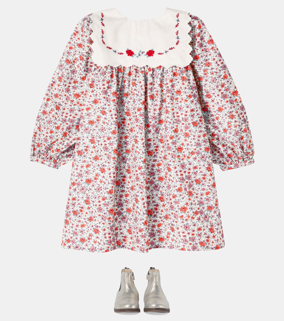 Clementine floral cotton dress | Bebe Organic