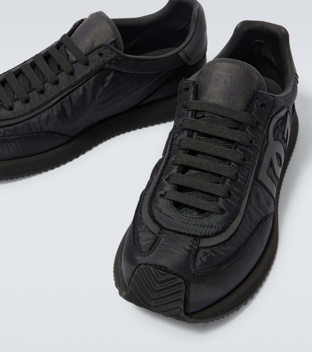Zapatillas de lona con piel | Dolce&Gabbana