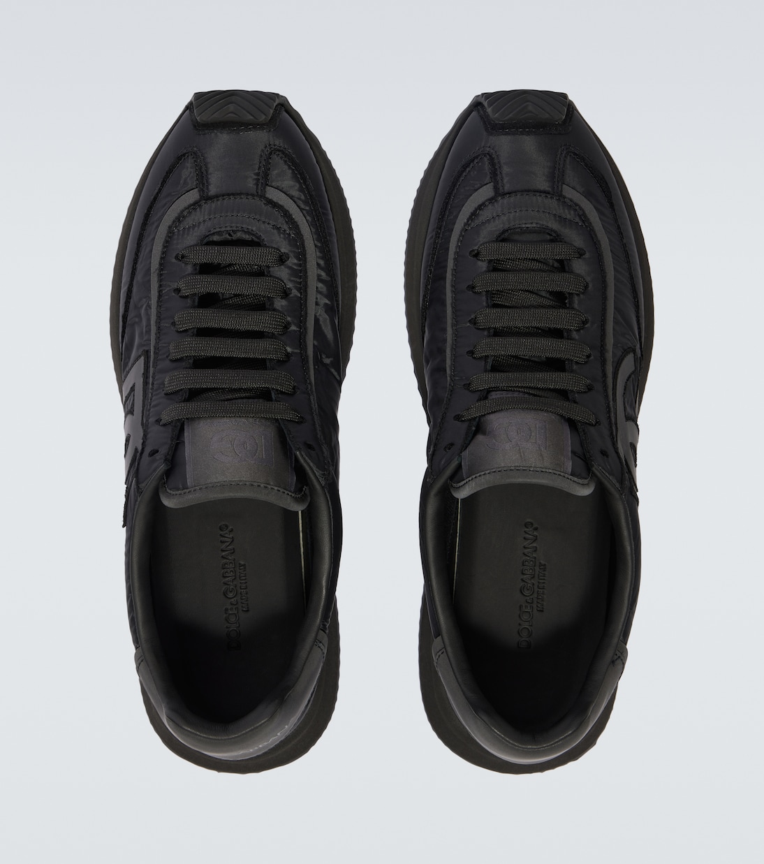 Zapatillas de lona con piel | Dolce&Gabbana