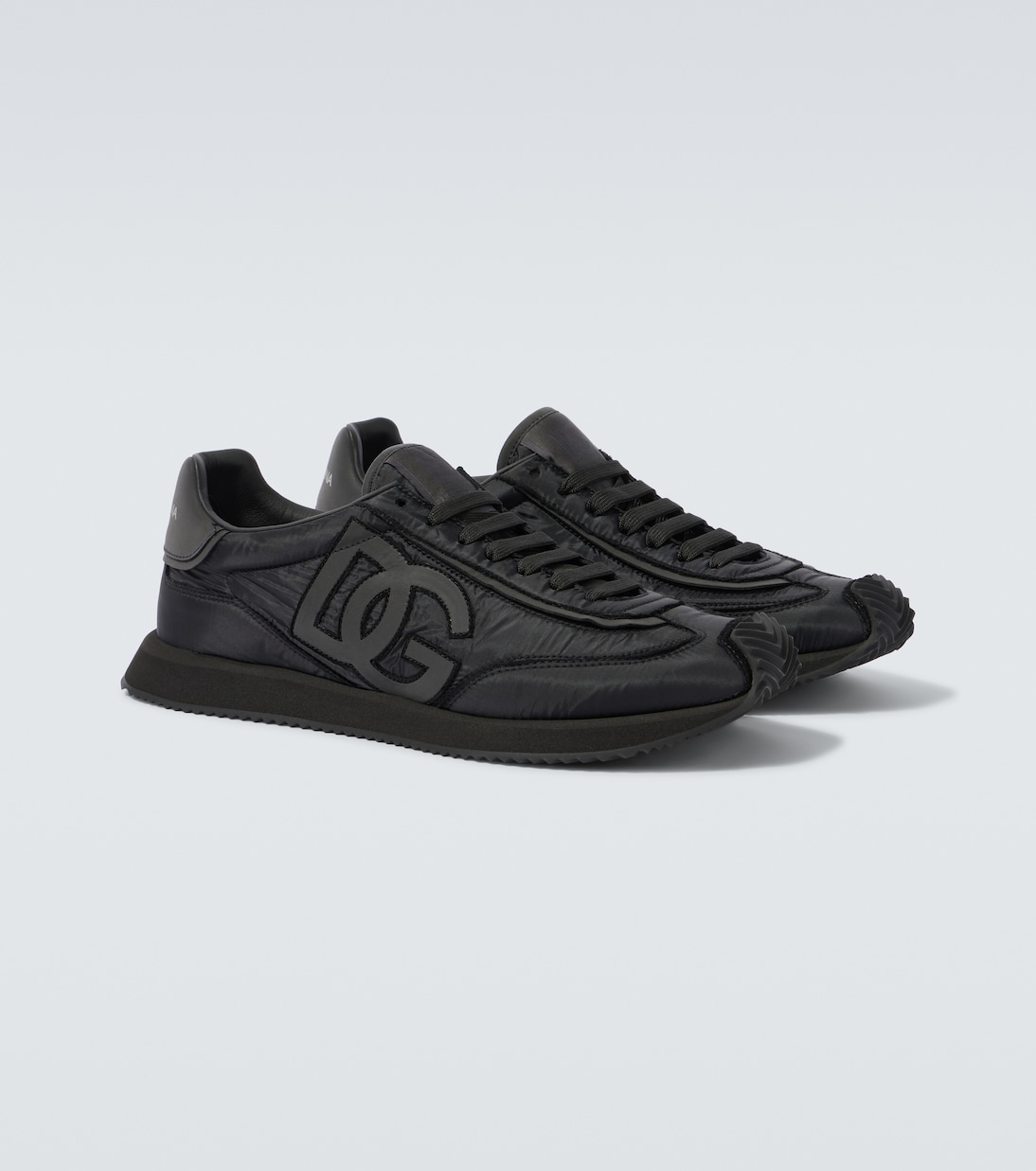 Zapatillas de lona con piel | Dolce&Gabbana