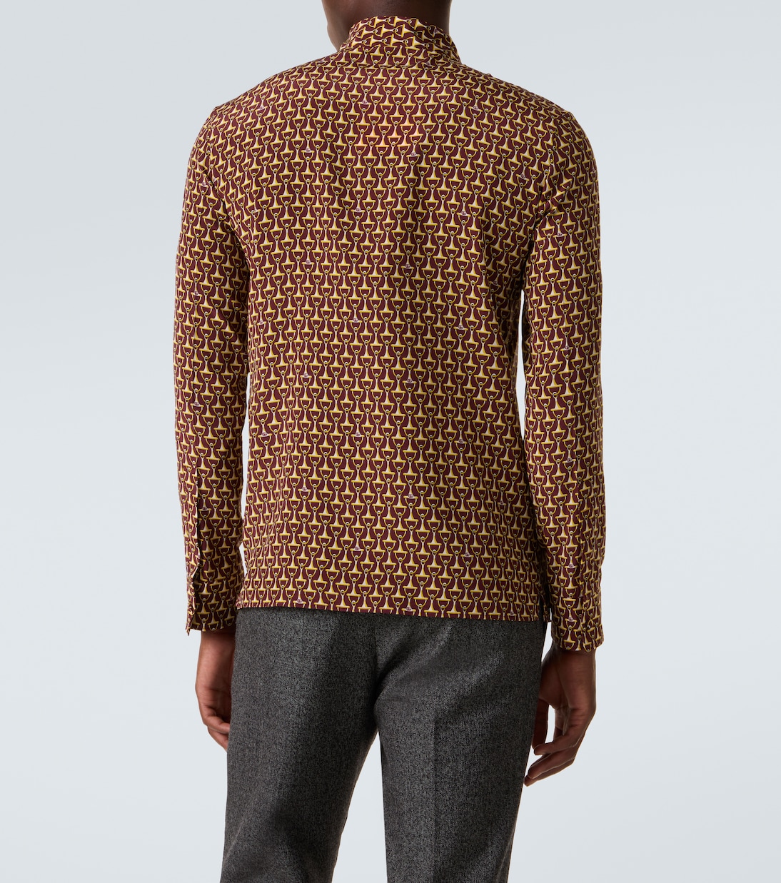 Chemise imprimée en soie | Gucci