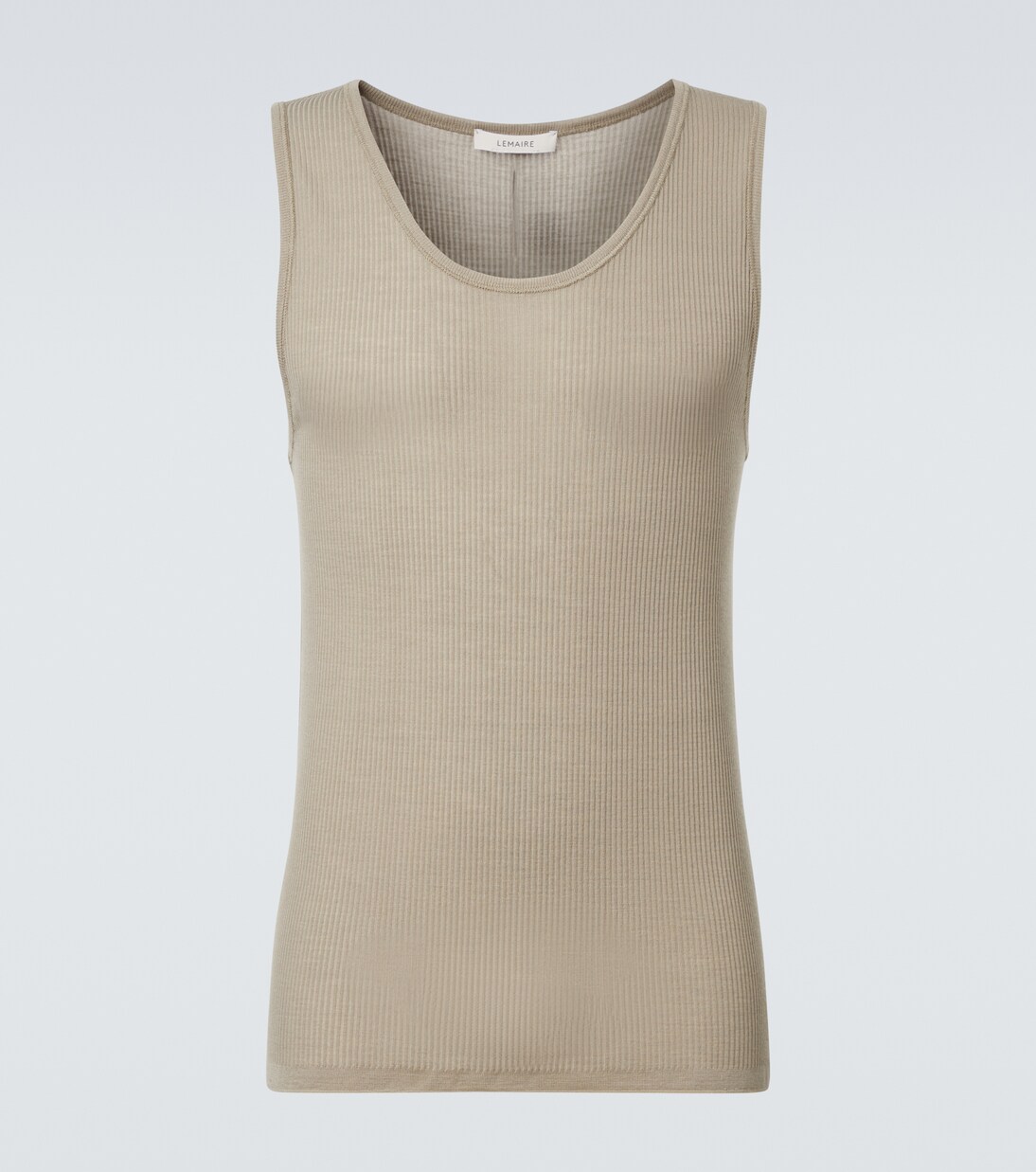 Ribbed-knit wool tank top | Lemaire