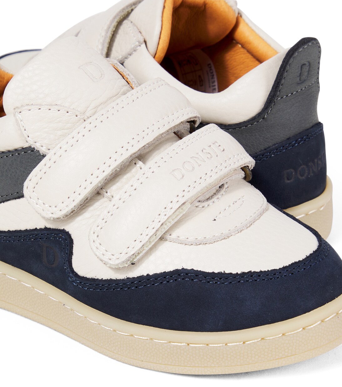 Kesio suede-trimmed leather sneakers | Donsje