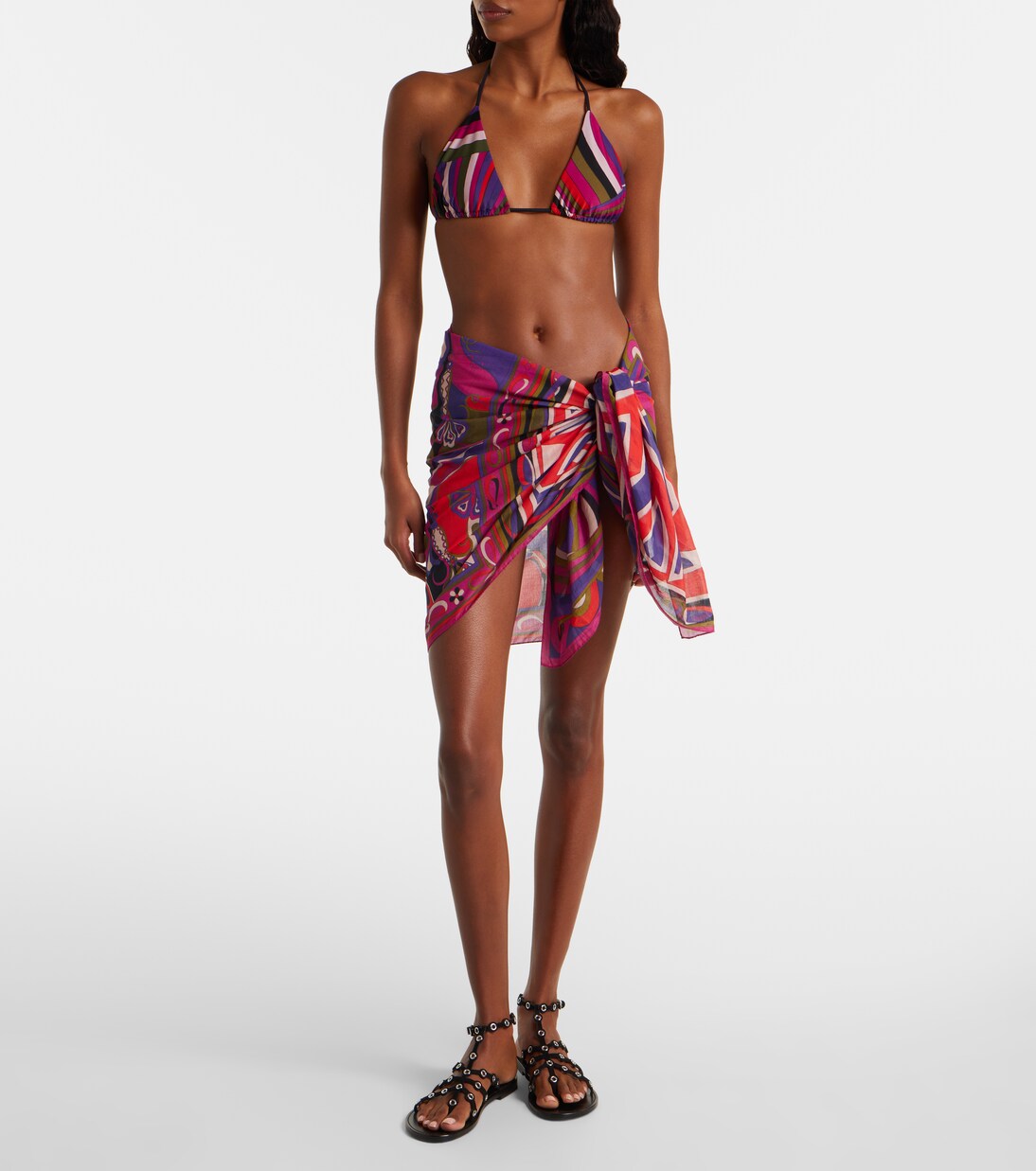Cover-up Orchidee de algodón | Pucci