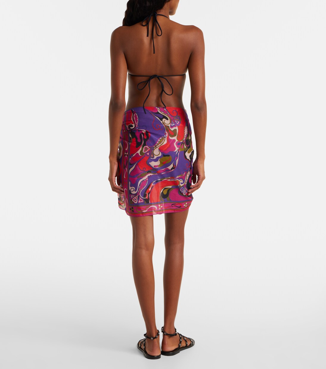 Cover-up Orchidee de algodón | Pucci