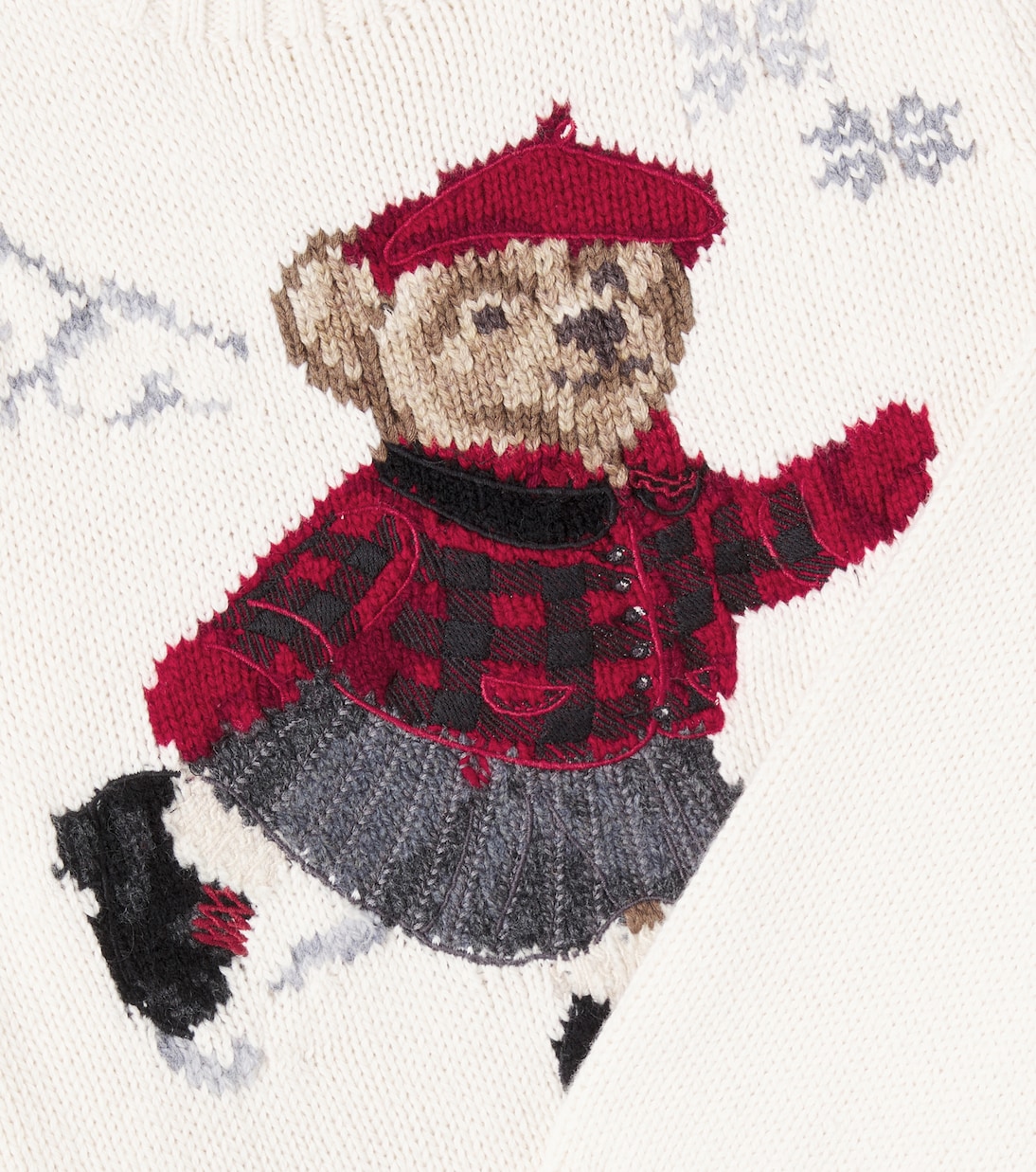 Polo Bear intarsia cotton sweater | Polo Ralph Lauren Kids