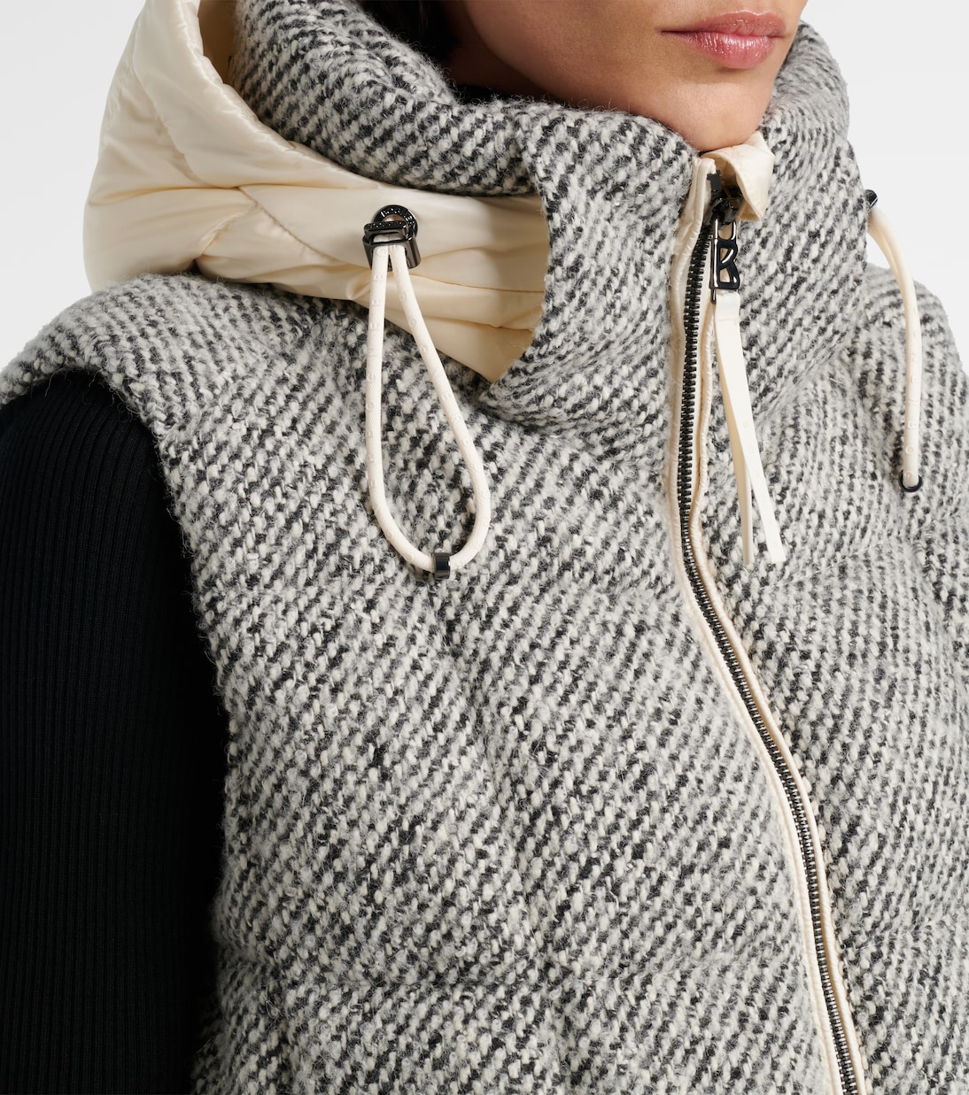 Falka tweed down vest | Bogner