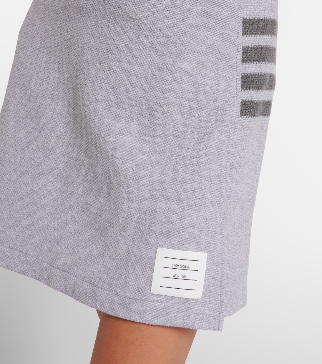 4-Bar cotton miniskirt | Thom Browne