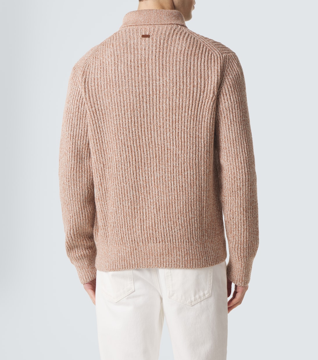 Cotton mouliné zip-up cardigan | Tod's