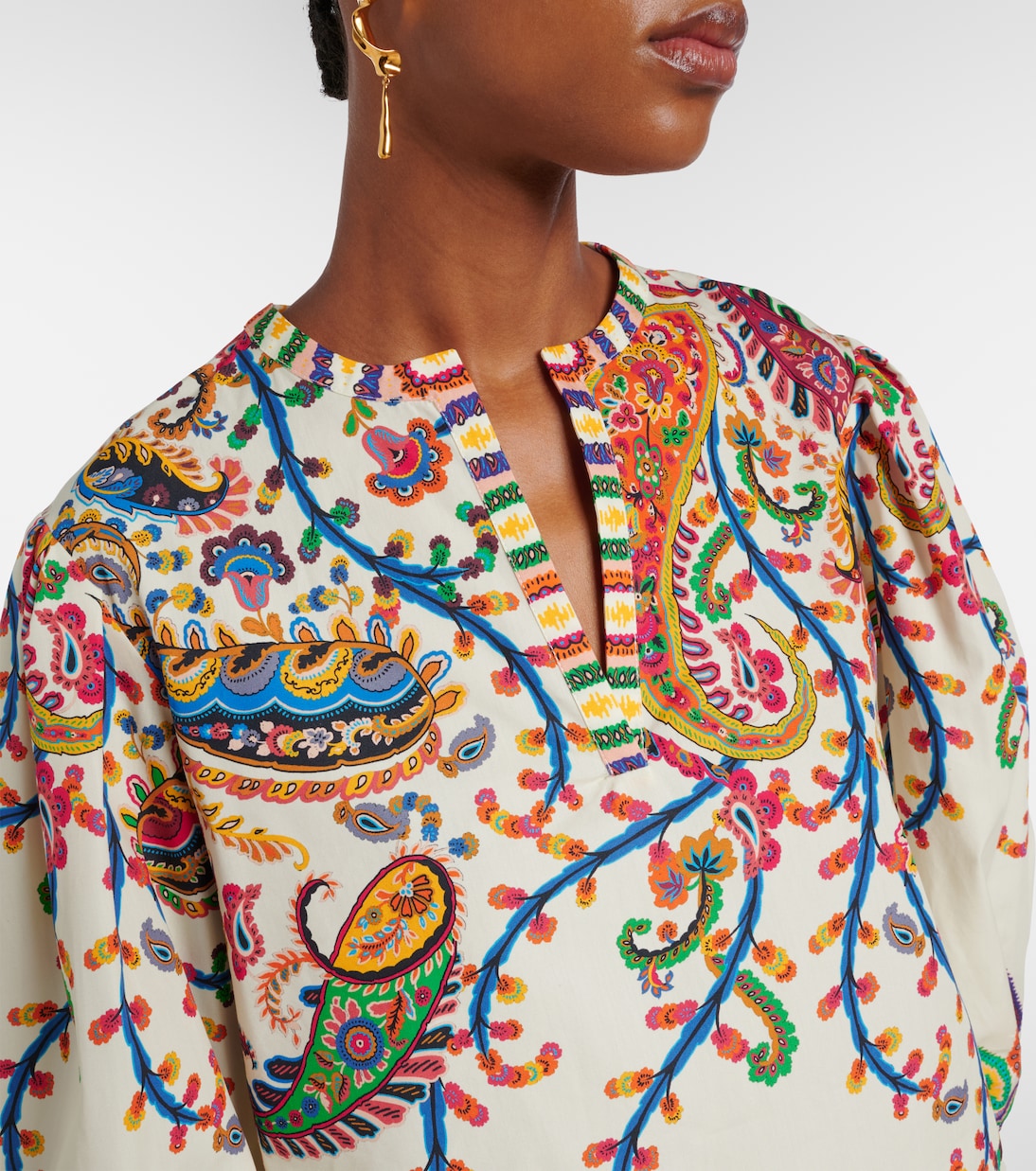 Paisley printed cotton top | Etro
