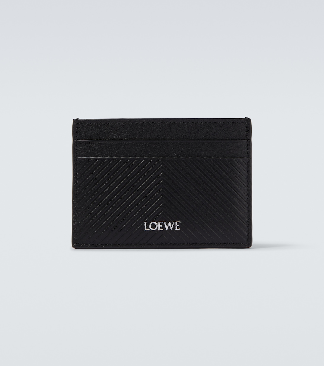 Logo leather card holder | Loewe
