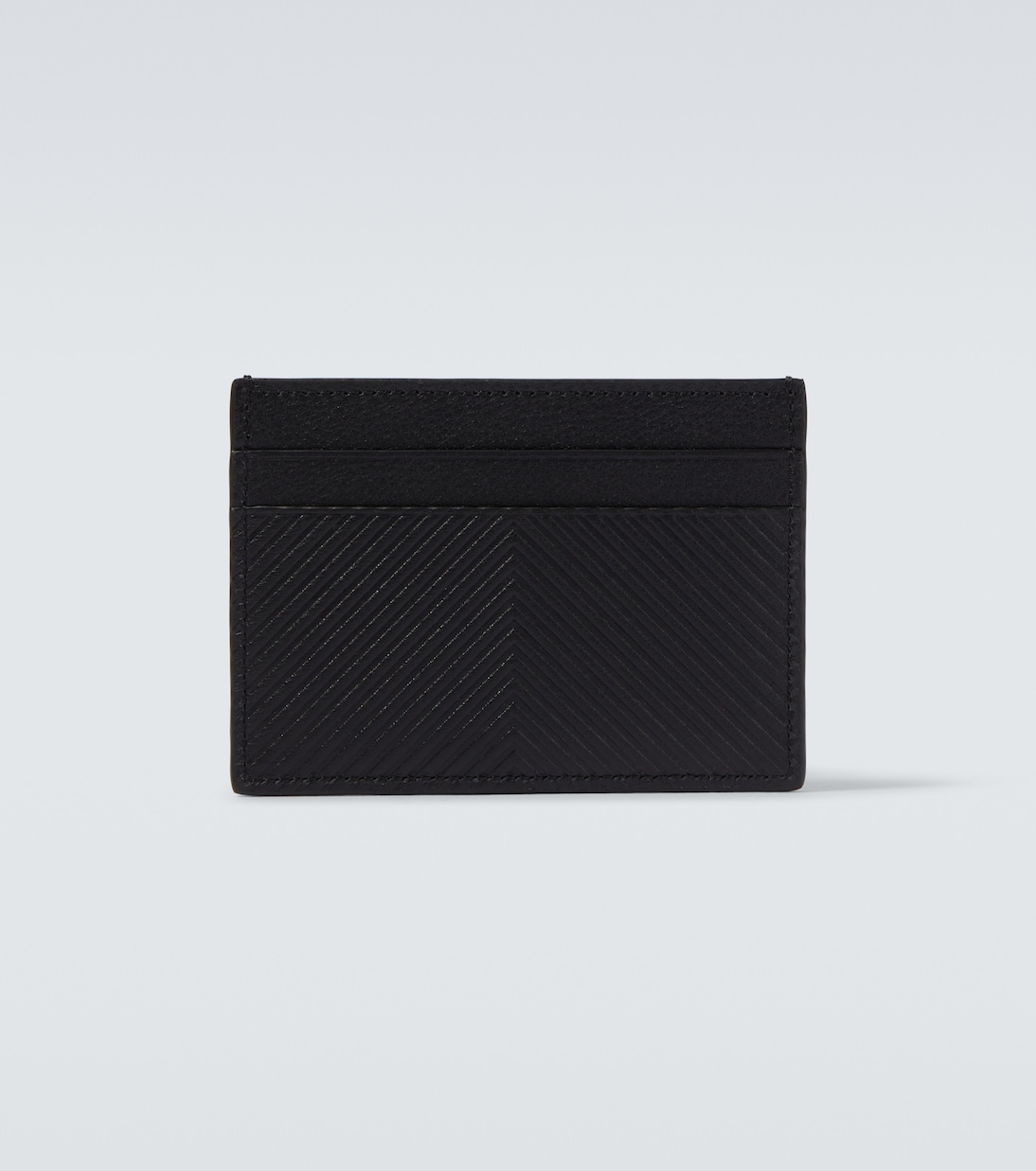 Logo leather card holder | Loewe