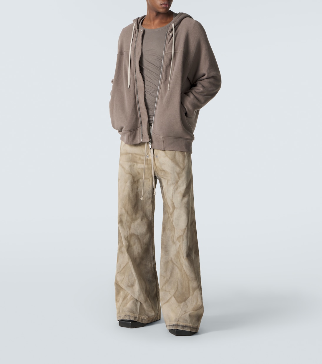 Cotton jersey hoodie | Rick Owens