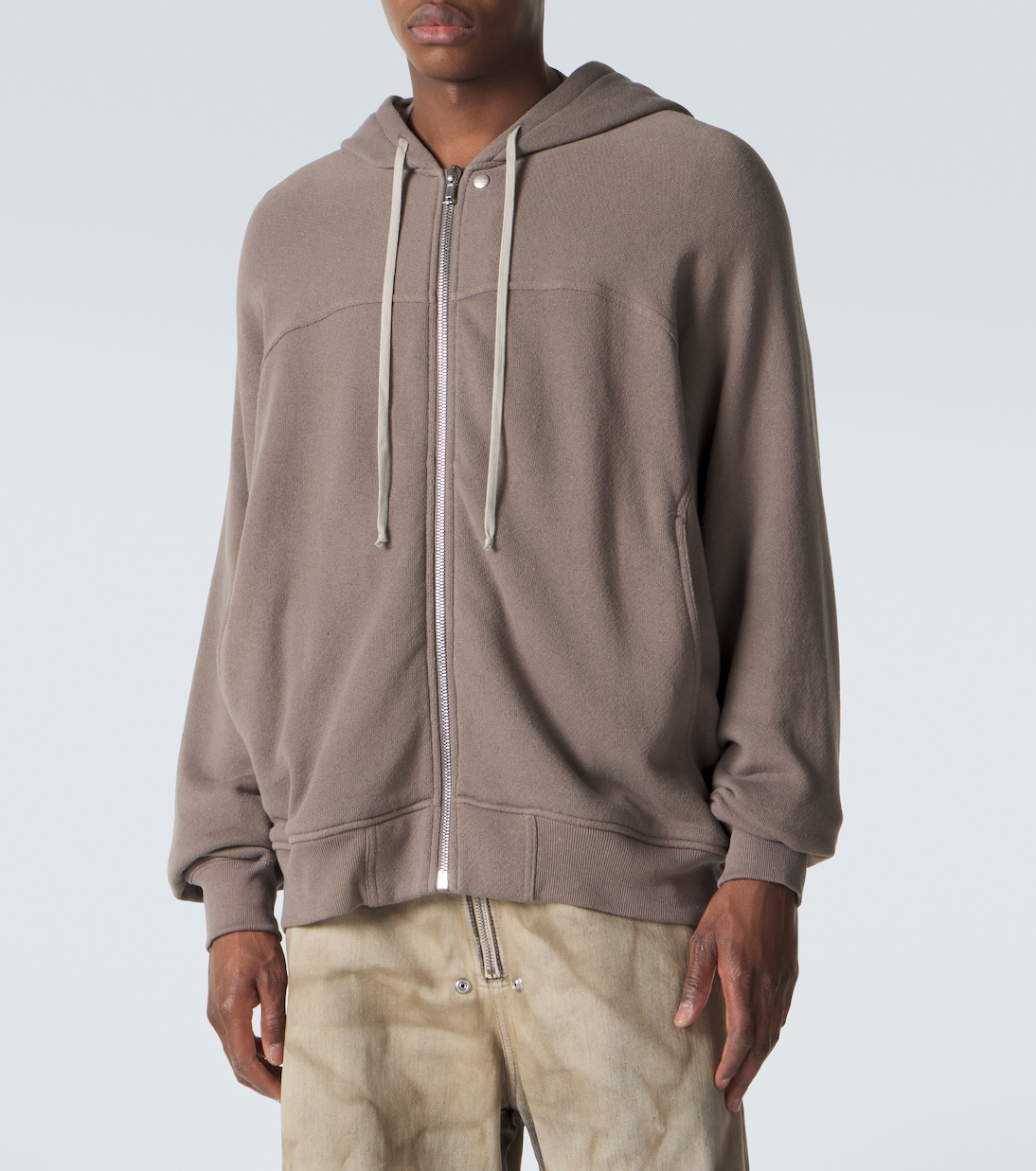 Cotton jersey hoodie | Rick Owens