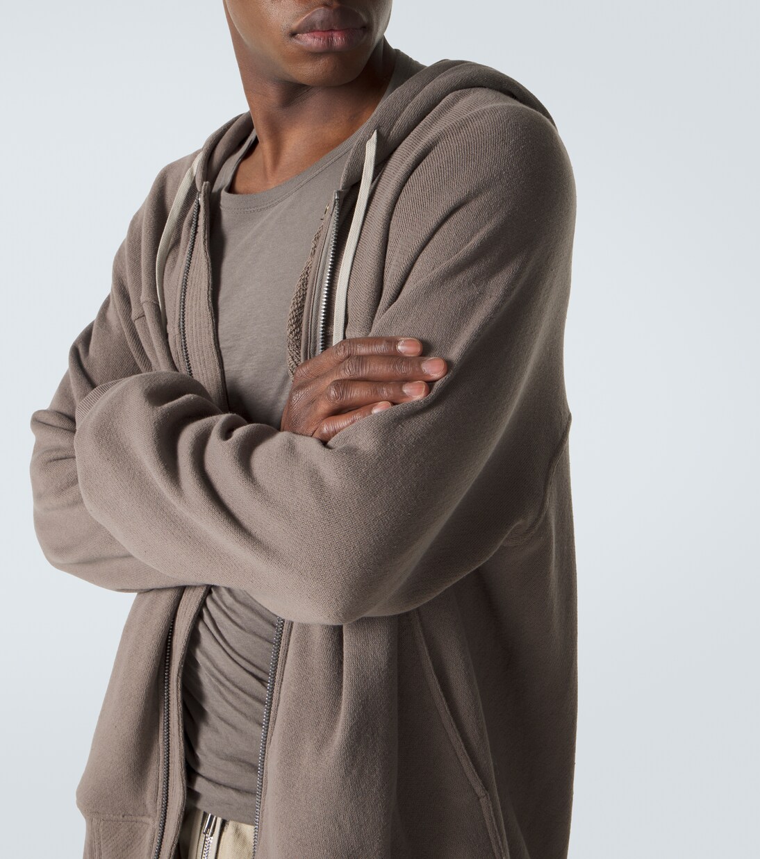 Cotton jersey hoodie | Rick Owens