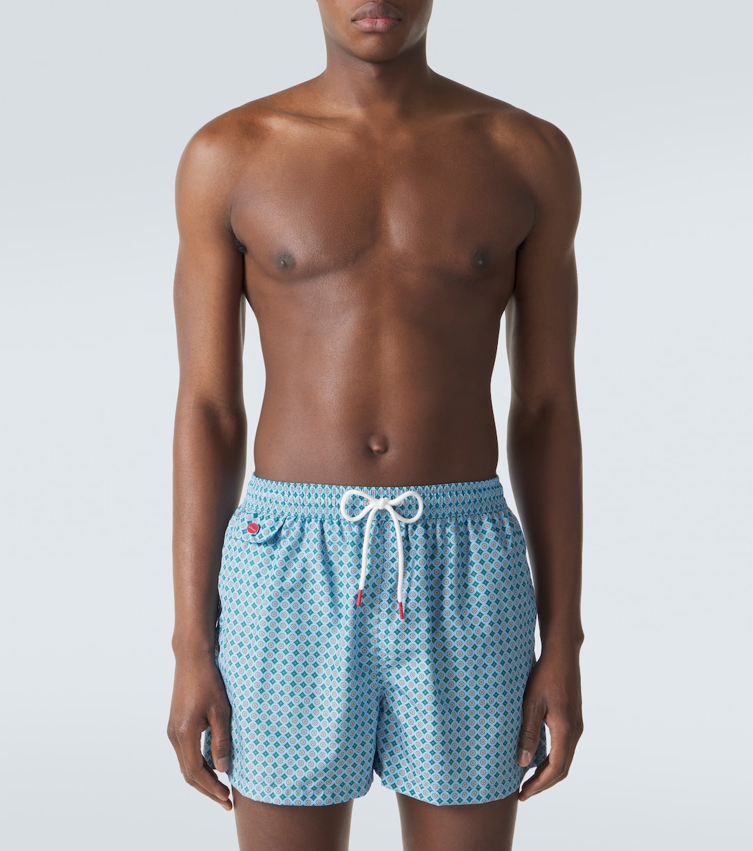 Logo printed swim trunks | Kiton