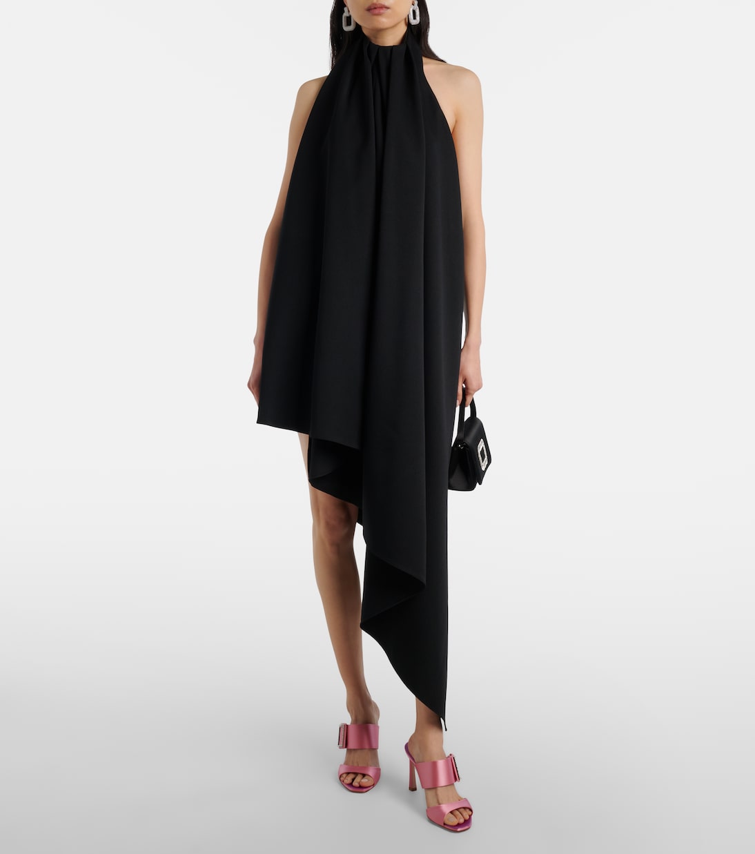 Trompette 85 embellished satin mules | Roger Vivier