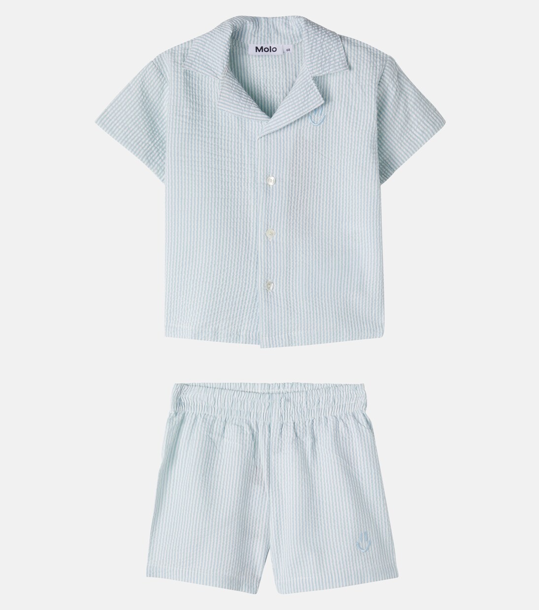 Baby Eyou striped cotton pajamas | Molo