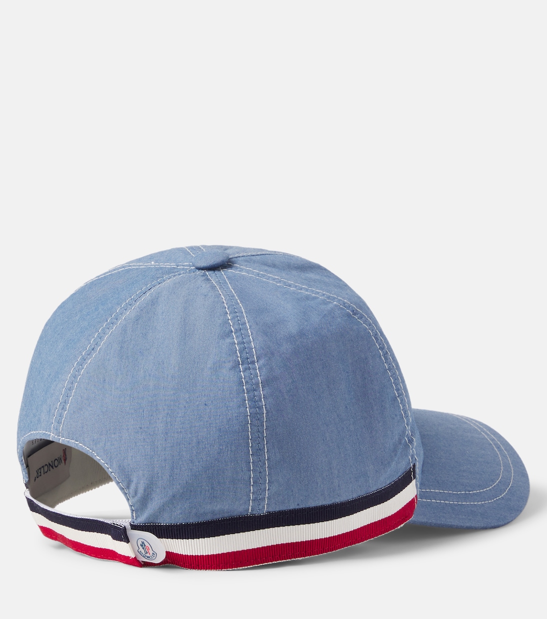 Logo cotton-blend denim baseball cap | Moncler Enfant