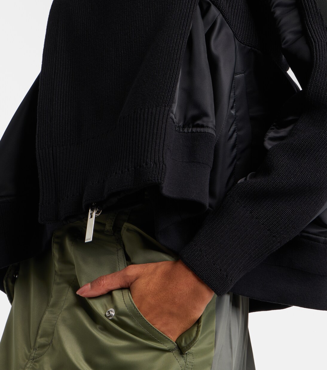Paneled blouson jacket | Sacai
