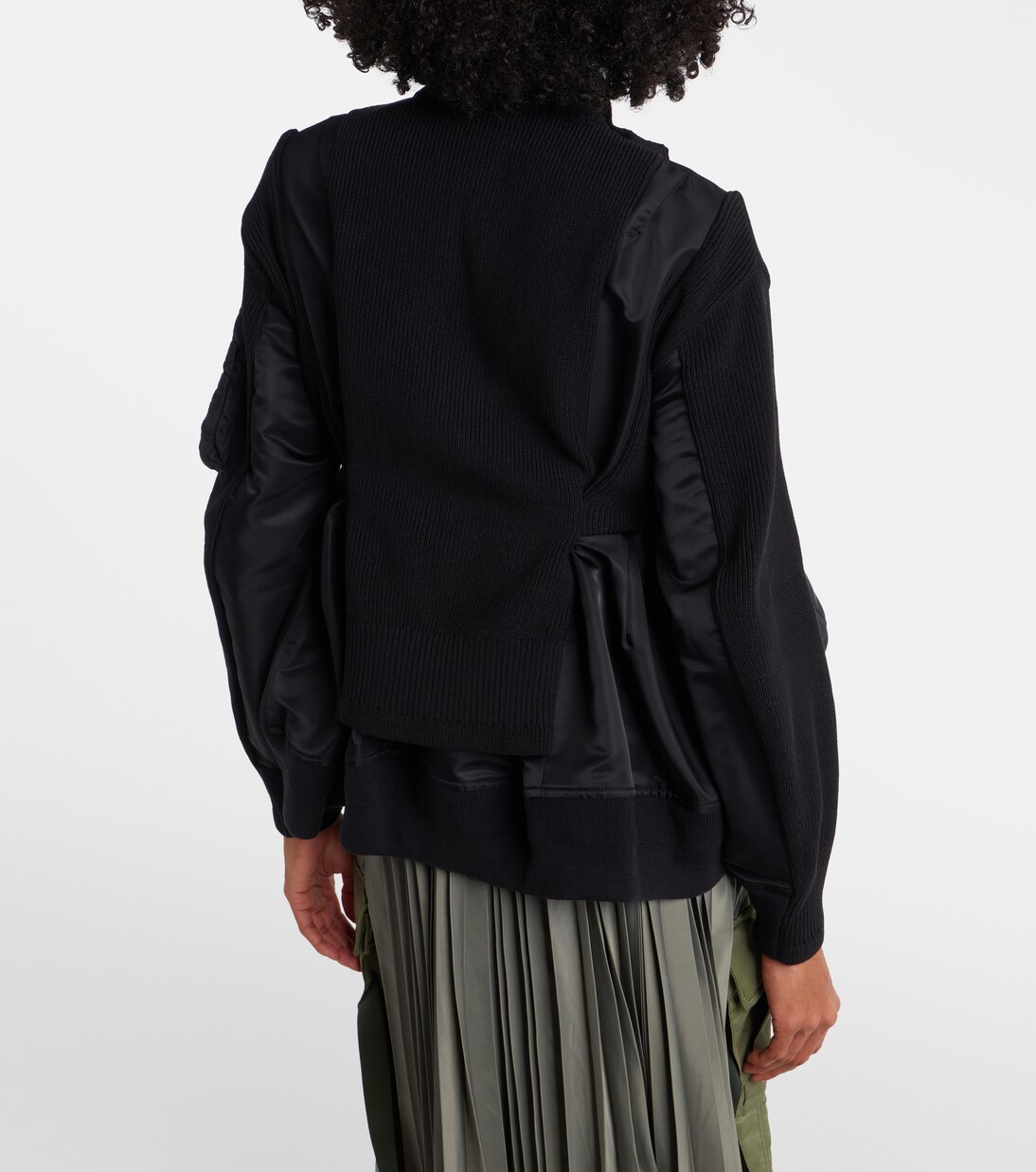 Paneled blouson jacket | Sacai